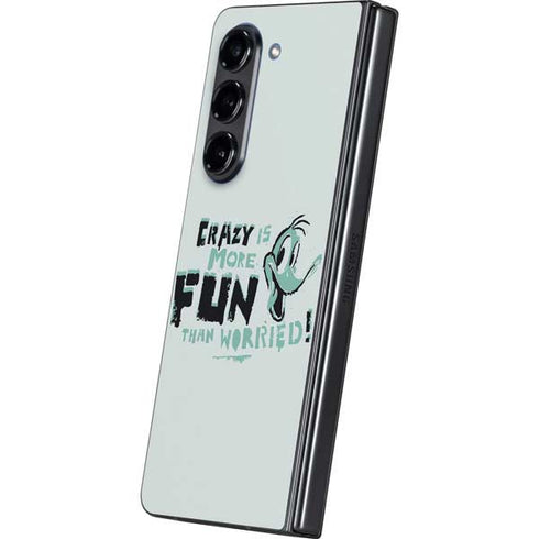 Looney Tunes Daffy Duck Crazy Galaxy Z Fold5 5G Skin